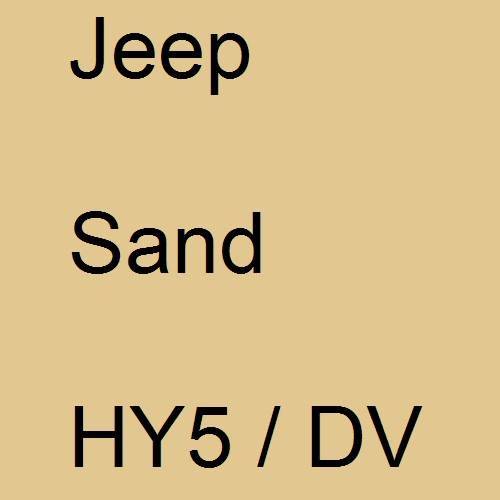 Jeep, Sand, HY5 / DV.